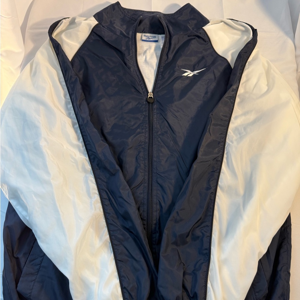 Vintage 90s Reebok Warmup Track jacket Size Large